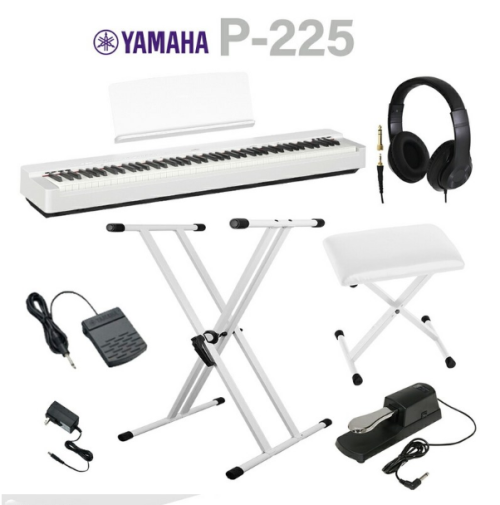 야마하 P-225 화이트 디지털피아노 풀세트 판매합니다